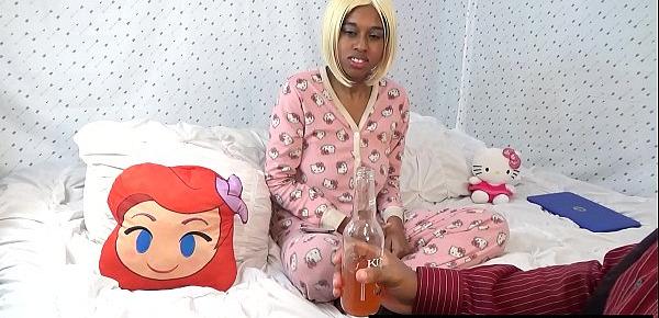  My Shit Hole Stabbed With Butt Plug By Moms Husband, Cute Ebony Step Daughter Wearing Hello Kitty Pajamas, Get Her Tight Butthole Insertion on Sheisnovember